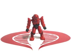 Figura minifigura Mega Bloks Construx Halo figura de combate blindada roja élite solamente - Imagen 1 de 1