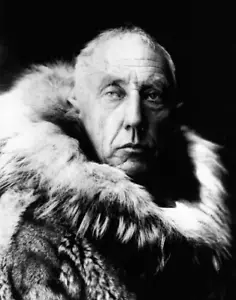 Amundsen in fur skins Photograph Print 11"x14" - Picture 1 of 4