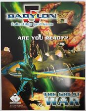 Babylon 5 Ccg - The Great Guerra - Promozionali Vendere Foglio - Precedence 1998