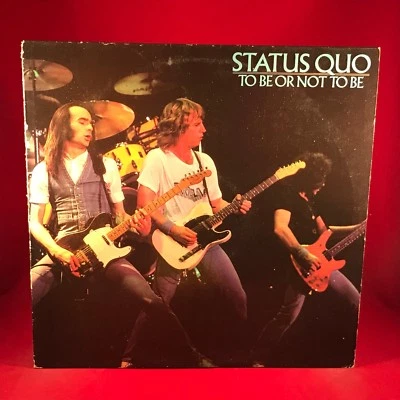 STATUS QUO To Be Or Not To Be 1983 UK vinyl  LP contour record - Image 1 of 2