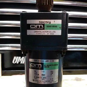 Oriental Motor Om 5RK40GN-AM 115 & 5GN25K,Om Head Gear - Picture 1 of 5