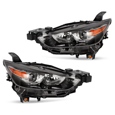 Pair Headlights W/O LED DRL For Mazda CX-3 CX3 2016-2022 Passenger Driver Side - Imagem 1 de 4