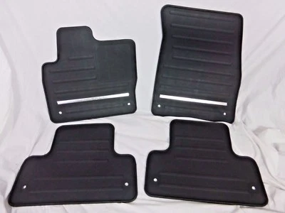 Land Rover Genuine Range Rover Evoque L538 Black Rubber Floor Mat Set Brand New - Image 1 of 2