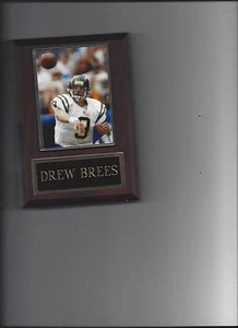 DREW BREES PLAQUE SAN DIEGO CHARGERS FOOTBALL NFL - Picture 1 of 1