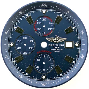 BREITLING SUPER AVENGER A13370 AUTO CHRONO MENS WATCH C757 FR BLUE DIAL- NEW - Picture 1 of 2