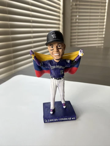 Colorado Rockies Carlos Gonzalez Celebrating Hispanic Heritage Bobblehead 2016 Cover