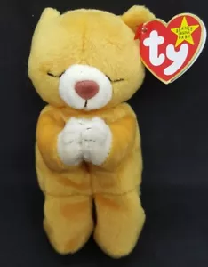 TY 1999 HOPE el oso de oración gorro bebé - como nuevo con etiqueta como nuevo - Imagen 1 de 6