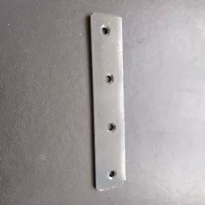 2x 30mm x 4" (10cm) DARK GREY Coat Metal Strips To Strengthen Joints Useful -NEW - Picture 1 of 1