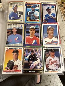 1980/1990/2000s Hall of Fame/All Star Baseball Card Rookie Binder Lot (162)