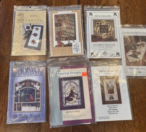 Christmas Quilting Fabric Kits (No Fabric) Assorted 7 Kits Lot - Picture 1 of 23