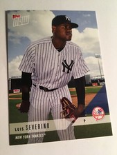 2018 Topps Now Online Exclusive Road to Opening Day Luis Severino OD39 Yankees