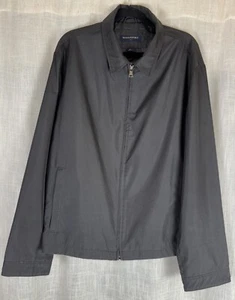Banana Republic Herren Jacke Größe XL, schwarz, isoliert durchgehender Reißverschluss - Bild 1 von 16