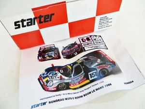STARTER MODEL KITS RON004 'RONDEAU M379 C BOOM BOOM #151 LE MANS 1988' 1:43. MIB - Picture 1 of 6