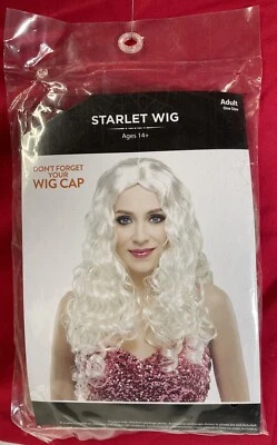 Angel Costume adult Wig Wings and Halo   White Angel Costumes Wings - Image 1 of 4