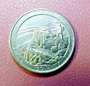 2014-P SHENANDOAH NATIONAL PARK QUARTER - Picture 1 of 2