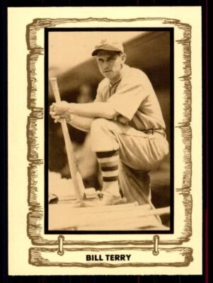 1980 CRAMER BASEBALL LEGENDS SERIES 1 #9 BILL TERRY NEW YORK GIANTS - Image 1 of 2