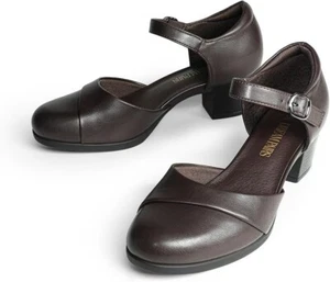 DREAM PAIRS Women's Dress Shoes Mary Janes Comfortable Low Block Heel size 7 - Picture 1 of 6