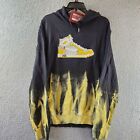 8-Bit by Mostly Heard Rarely Seen Canary Tie-Dye Hoodie Men's Large Black/Yellow