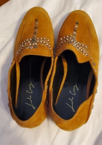 Lola Cruz Afar Slingback Loafers w rivets Size 39 (8-9 US) - Picture 1 of 6