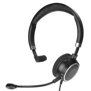 Telephone Headset USB SingeEar Telephone Headset With Mic And Audio Control FY - Afbeelding 1 van 22