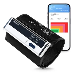 Checkme Blutdruckmessgerät Oberarm Pulsmesser OLED Display Pulsmessung Blutdruck - Bild 1 von 15