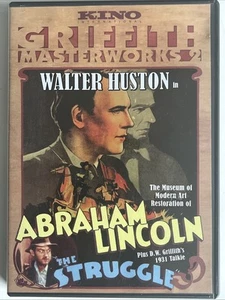 Abraham Lincoln The Struggle DVD Walter Huston 2008 D. W. Griffth - Picture 1 of 3