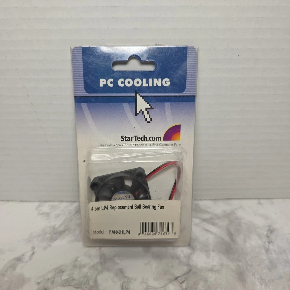 StarTech 40x 10mm Dual Ball Bearing Computer Case Fan LP4 Connector FAN4X1LP4 - Image 1 of 4