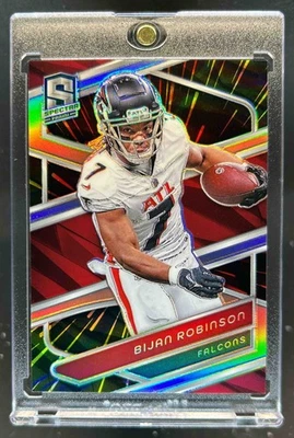 2024 Spectra Bijan Robinson Hyper #58/75 Falcons - Image 1 of 2