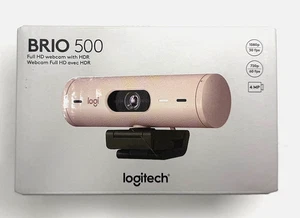 Logitech BRIO 500 Webcam 4 Megapixel 60 fps Rose USB Type C 960001432 - Picture 1 of 1