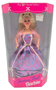 1997 Kay Bee Edizione Speciale Fantasy Ball Vintage Barbie Bambola Giocattolo Mattel NRFB B2 - Foto 1 di 5