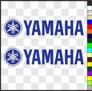 Yamaha 1 stickers decals x 2 motorcycle helmet laptop etc. various sizes/colours - Picture 1 of 4