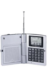 Howard Miller 645-587 Radio Travel Pocket Alarm Tabletop Office Shelf Clock - Picture 1 of 3