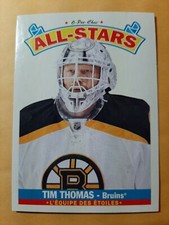 TIM THOMAS 2012-13 UD O-PEE-CHEE ALL-STARS WRAPPER REDEMPTION #AS-46 BRUINS MINT
