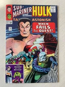 Tales To Astonish #74 VG Marvel Comic Sub-mariner Incredible Hulk DEC 1965 - Picture 1 of 5