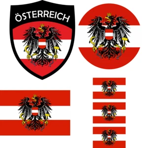Österreich Aufbügler Wappen Transferbügeln T-Shirt Trikot Z. Aufbügeln  St. 6B - Picture 1 of 7