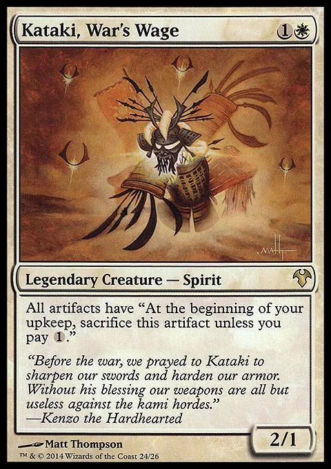 Magic the Gathering MTG Kataki, War's Wage (24) Modern Event Deck 2014   LP - Image 1 of 1