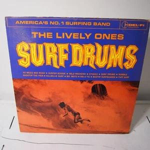 The Lively Ones Surf Schlagzeug LP VINYL ALBUM SURF - Bild 1 von 4