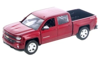 CHEVROLET Silverado 1500 Z71 - 2017 - redmetallic - MotorMax 1:24 - Bild 1 von 4