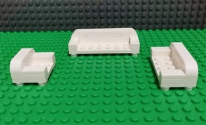 Lego Couch Set weiß, Sofa Sessel - Bild 1 von 1