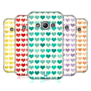 HEAD CASE DESIGNS FANCY HEARTS SOFT GEL CASE FOR SAMSUNG PHONES 4 - Picture 1 of 12