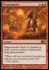 1x Magmaquake M13 MtG Magic Red Rare 1 x1 Card Cards