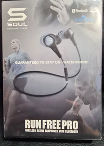 Soul Run Free Pro - Wireless Earphones - Bluetooth - Waterproof - New Sealed - Picture 1 of 4