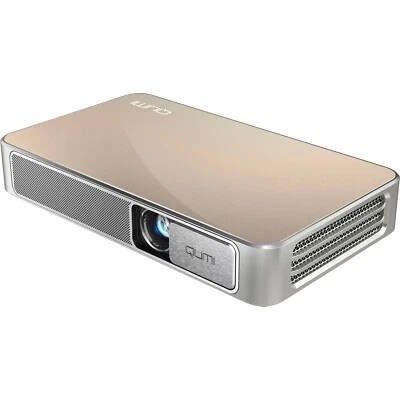 Vivitek Portable Projector QUMI Q3 Plus GOLD  500 Lumens small scuff underside - Image 1 of 3