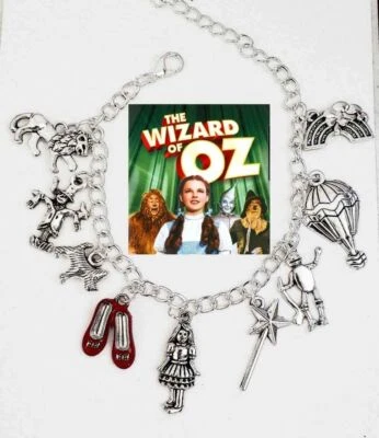 Wizard of Oz All characters  Charm Bracelet super cute - Image 1 of 2