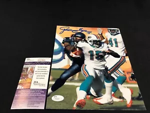 DAVONE BESS MIAMI DOLPHINS SIGNED 8X10 PHOTO JSA COA T50503 - Picture 1 of 1