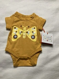 Christian Robinson Baby Girl Butterfly T Shirt Size Newborn - Picture 1 of 5