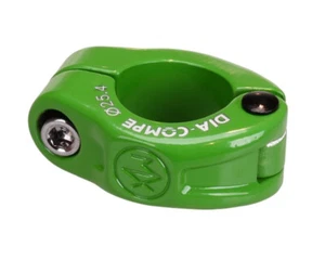 Dia-Compe MX hinged old school BMX seat clamp - 25.4mm (1") GREEN - Picture 1 of 1
