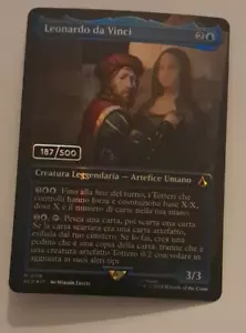 Leonardo da Vinci Serialized # 187 NM/M Assassin's Creed MTG Magic the Gathering - Picture 1 of 3