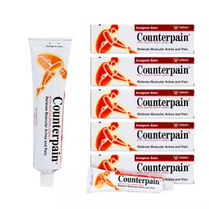 120g x 6 Pack Counterpain Cream Hot Warm Red Analgesic Relieves Muscular Joint - Picture 1 of 5