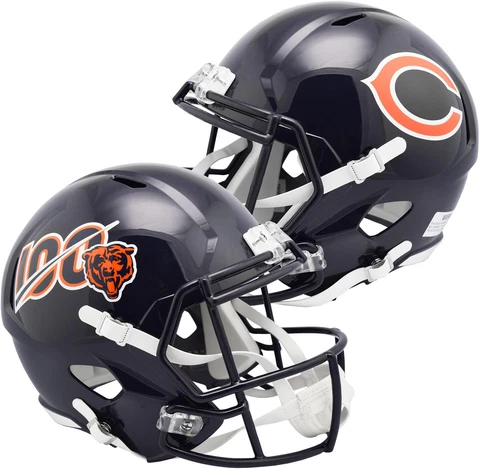 Riddell Chicago Bears NFL 100 Speed Full-Size Replica Helmet Cover